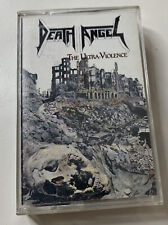 Rzadka taśma kasetowa Death Angel "The Ultra-Violence" niespokojne płyty metal 1987