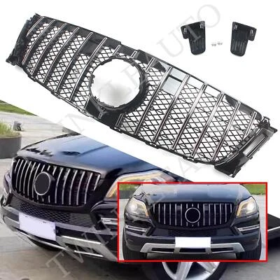 Front Bumper Grille Grill For Mercedes Benz GL Class X166 GL350 GL400 2013-15 — 第 1/4 张图片