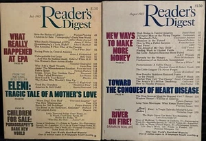 1983 July August READER'S DIGEST MAGAZINE Vintage History Short Stories - Picture 1 of 2