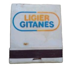 Vintage Ligier Gitanes Jacques Laffite 1977 Matchbook Silverstone Grand Prix 