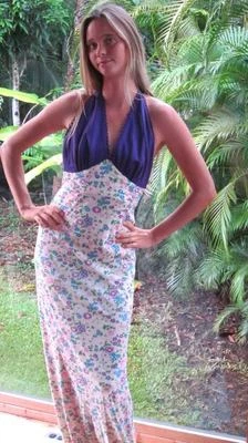 VINTAGE 70s DRESS Disco HIPPY boho FESTIVAL MOD BODY CON SKINNY FAIRY PURPLE S/M - Image 1 of 4