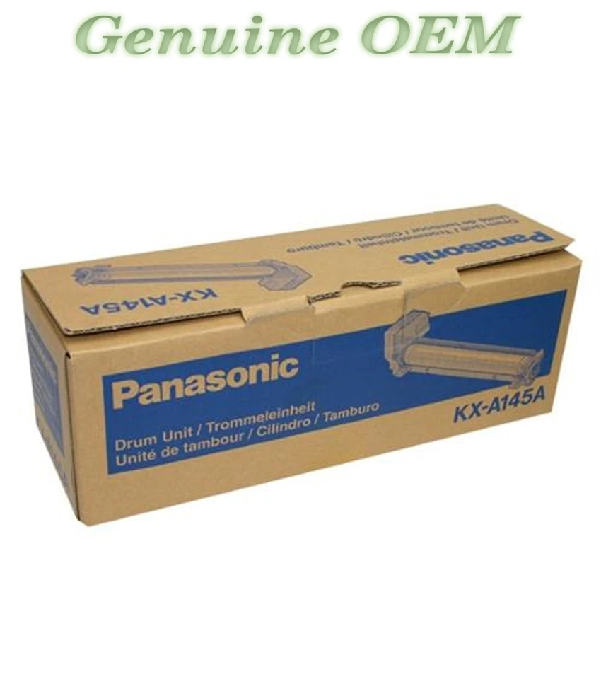 Unidad de batería Panasonic KX-A145A/KXA145A original OEM, negra sellada genuina Foto 1 de 1