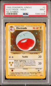 Electrode - Jungle #2 Pokemon Card - Holo - No Symbol Error - PSA 9 - Picture 1 of 3