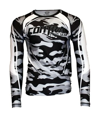 KIDS WINTER CAMO LONG SLEEVE RASHGAURD - Image 1 of 2