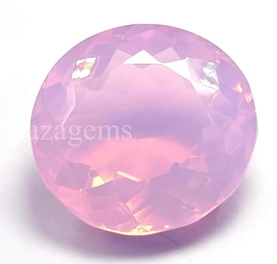 129.05 Ct Lab Created Pink Opal | EGL Certified Oval Cut Loose Gemstone 5ARM - Image 1 of 4