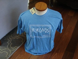 Mykonos Griechenland Unisex T-Shirt Urlaub Tee Sommershirt Greek Large Neu - Bild 1 von 5