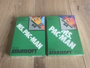 2x Commodore 64 MS. Pac-Man Atarisoft USA + EUR 1983 Neu in Folie - Bild 1 von 3