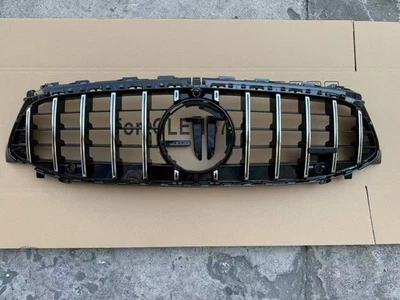 Chrome Front Bumper Grille Upper Grill for Mercedes-Benz CLA Class W118 2024-25 - Image 1 of 4