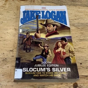 Slocum’s Silver Jake Logan 200th Jubilee Edition Western 1995 Paperback Book - Foto 1 di 11