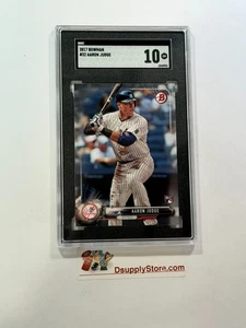 Tarjeta de novato 2017 Bowman #32 Aaron Judge RC SGC 10 GEMA como nueva New York Yankees - Imagen 1 de 2