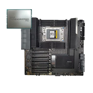 ASUS PRO WS WRX80E-SAGE SE WiFi E-ATX sWRX8 +AMD Ryzen Threadripper PRO 5945WX - Foto 1 di 6
