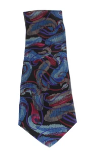 Vintage Ungaro Paris Men's Abstracrt Neck Tie Italian 100% Silk  57" X 3.5" - Picture 1 of 6
