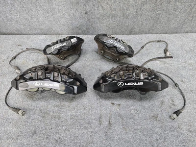 LEXUS 2015-2019 RC-F RCF GSF GS-F JUEGO DE MONTAJE DE PINZA DE DISCO DE FRENO DELANTERO TRASERO Foto 1 de 4