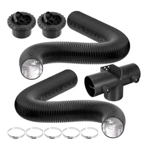 Complete 10 Piece Accessory Set for Diesel Heaters T Pipes Hoses and Clips - Picture 1 of 7