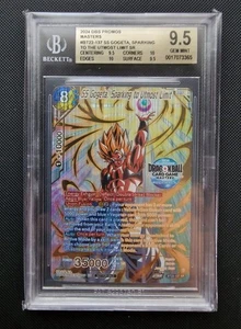 DBS SS Gogeta Sparking Utmost Limit Championship Regional Top 16 BGS 9.5 + Pack  - Imagen 1 de 4