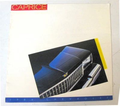 Folleto de ventas de autos Chevrolet Caprice LF EE. UU. 1986 #4560 Foto 1 de 4