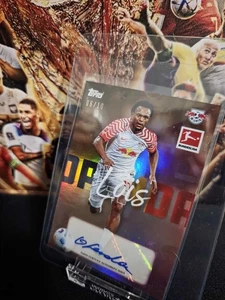 LOIS OPENDA Autograph 06/10 Topps International Stars 2023-24 RB Leipzig - Picture 1 of 2