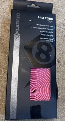 ORIGIN8 Pro Cork Handlebar Tape Pink - Image 1 of 3