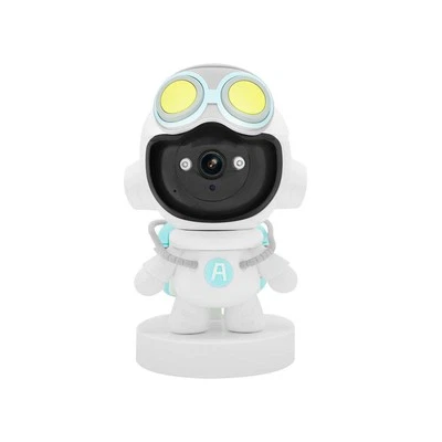2-way audio 2MP sound alarm night vision Pan WiFi baby monitor IP Robot Camera - Image 1 of 4