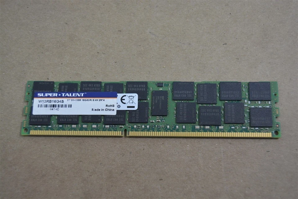 SUPER TALENT W13RB16G4S Server Memory 16GB DDR3 SDRAM ECC - Image 1 of 3