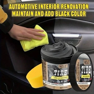 Restaurador de plástico para interiores de automóviles pulido brillo negro pasta de recubrimiento 150 ml Reino Unido - Imagen 1 de 9