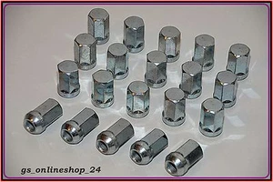 20 Radmuttern für Alufelgen Ford Kuga , B - Max , C - Max  M12 x 1,5 x 34  - Bild 1 von 1