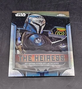 2024 Topps Chrome Star Wars The Heiress #TH-7 Bo-Katan Fends off Attackers - Picture 1 of 2