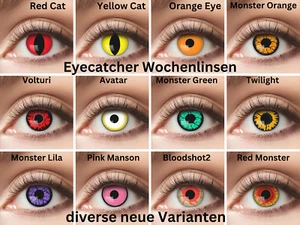 Wochen Kontaktlinsen verschiedene neue Farben und Motive - Bild 1 von 35