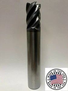1 x 1-1/2 x 6 5 Flöte 0,031 Radius Hartmetall Endfräse Nano-Beschichtung - Bild 1 von 2