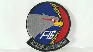 USAF F-16 Fighter Weapons School Nellis AFB NV 3 3/4 x 3 1/4 inches - Picture 1 of 2