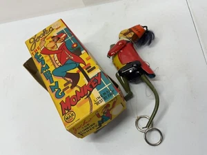 VINTAGE JOCKO THE CLIMBING MONKEY W/ BOX!! - Picture 1 of 10