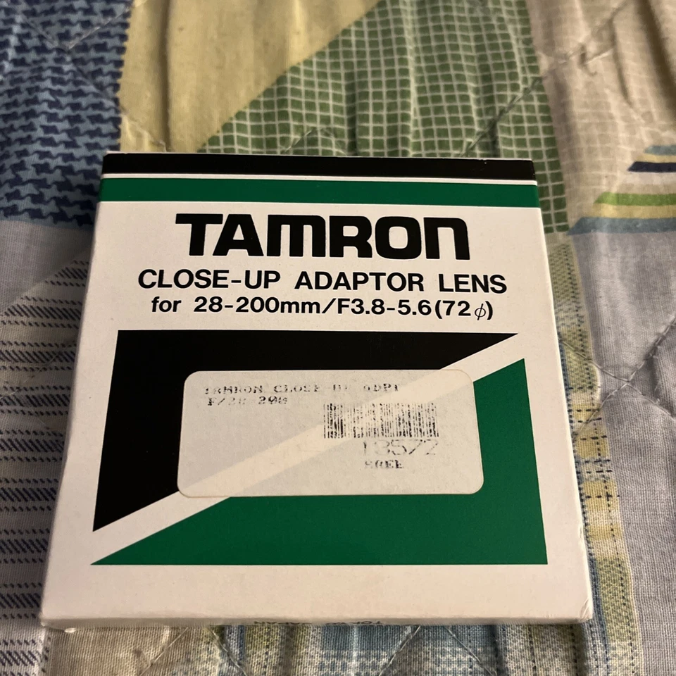 Tamron Close Up Adaptor Lens for 28-200mm/f3.8-5.6 A9FB New In Box - Image 1 of 1