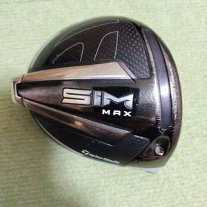 TaylorMade SIM MAX 10.5 Driver Head Only with Cover Right Handed RH Used - Picture 1 of 5