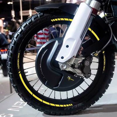 LABELBIKE Set Streifen Klebstoff für Rad Motorrad Kompatibel Husqvarna norden 901
