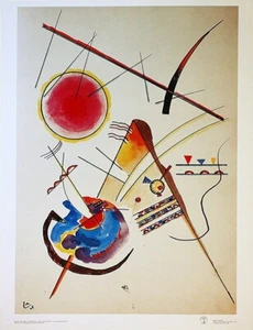 Wassily Kandinsky - Aquarell Aus Dem Gästebuch Hess 1925 - Bild 1 von 9