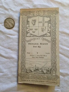 SLIGO - Ordnance Survey Map Ireland No 7 - Half Inch to Mile - Dublin 1918, Rare - Imagen 1 de 8