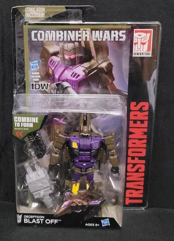 Transformers Combiner Wars - Decepticon Blast Off # 1 of 5 Bruticus with comic Cover