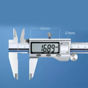Stainless Steel Electronic Digital Vernier Caliper 4/6/8/12 Inch (100 to 300mm) - Picture 1 of 11