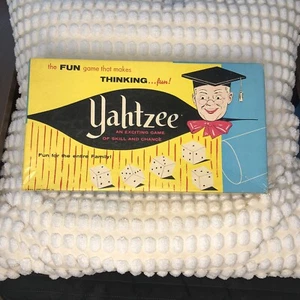 Vtg Yahtzee No. 950 Vintage 1956 Dice Game - Picture 1 of 12