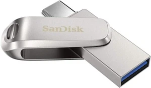 SanDisk 256GB Ultra Dual Drive Luxe USB Type-C Flash Drive SDDDC4-256G - Afbeelding 1 van 3