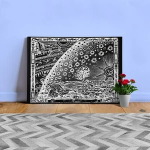 Vintage alchemy print: Camille Flammarion, L'atmosphere 1888 — vintage astronomy - Picture 1 of 13