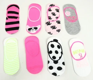 Girls Wonder Nation 8 Pair Multicolor Liner Socks Sz 1-4 NWOT - Picture 1 of 2