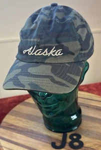 NWOT CAMO 100% COTTON “ALASKA” HAT. NEVER WORN.  J8 - Picture 1 of 3