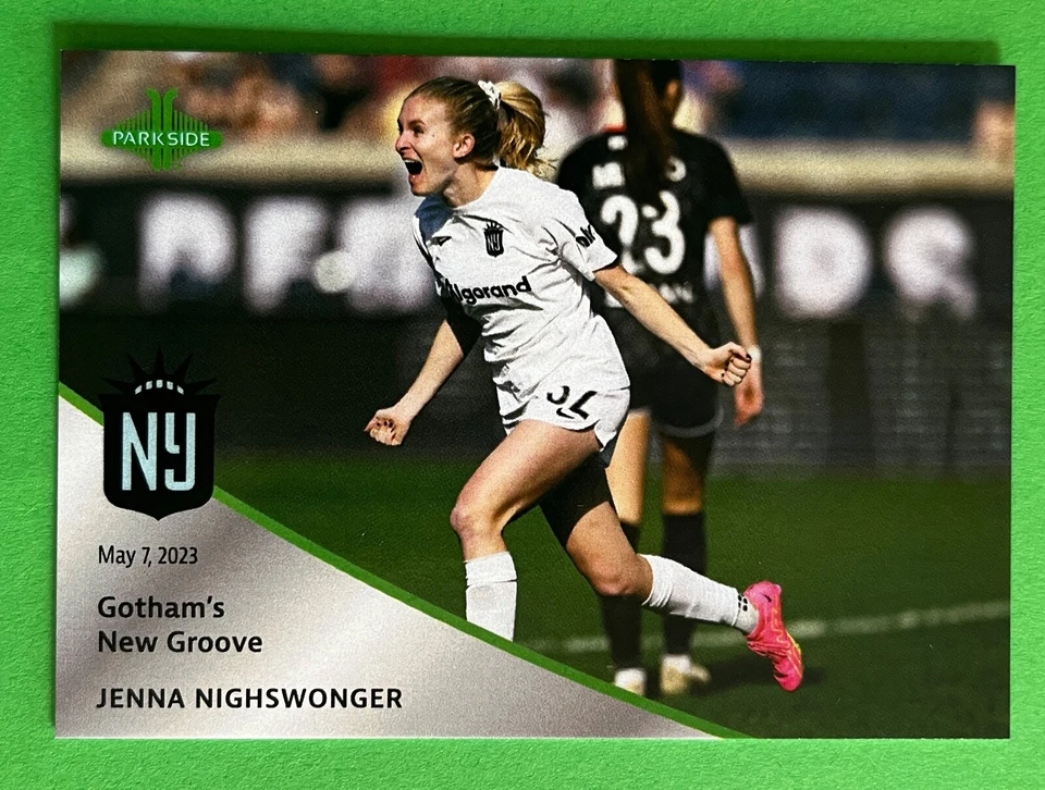 Jenna Nighswonger 2023 Parkside NWSL Pronto Week 6 SILVER Rookie #35 4/10 GOTHAM - Image 1 of 4
