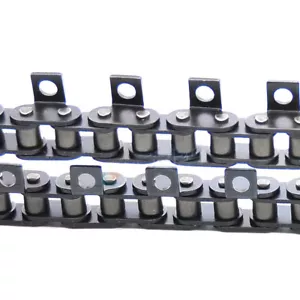 #35 Roller Chain Single Side Bent Ear Roller Chain 06B-1 Pitch 3/8" x 1.5M - Picture 1 of 4