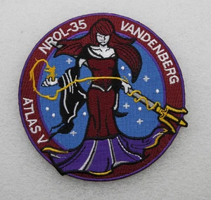 PARCHE ESPACIAL MISIÓN SATÉLITE NRO L-35 ATLAS V USAF VAFB - Imagen 1 de 2