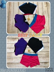 Lote 3 PANTALONES CORTOS NIKE DRI-Fit forrados atléticos para correr entrenamiento yoga gimnasio pequeños S para mujer - Imagen 1 de 7