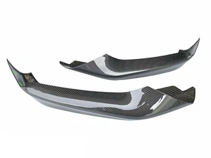 NEW ORIGI FRONT COVER ELEMENT ON THE BUMPER CARBON M-PERFORMANCE BMW 5 G30 G31 - Picture 1 of 11