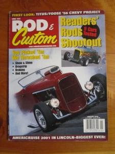 MAGAZINE ROD & CUSTOM JANUARY 2002 VOL. 36 NO. 1 GREAT *** MUST SEE ** - Picture 1 of 1