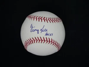 GEORGE KELL SIGNED OFFICIAL MAJOR LEAGUE BASEBALL INSCRIBED "HOF 83" - Picture 1 of 6